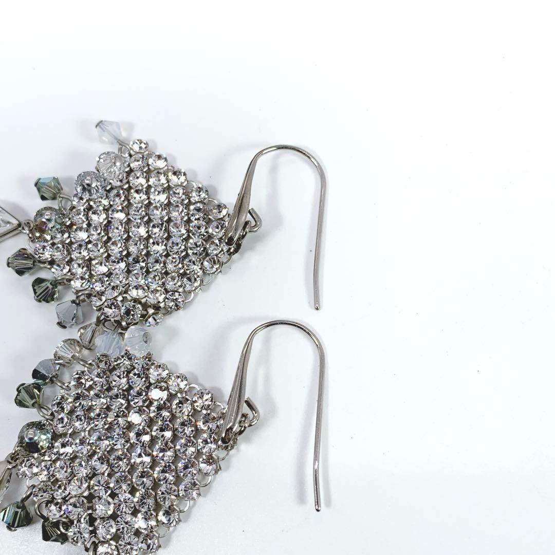 希少 SWAROVSKI スワロフスキー ピアス クリスタル シルバー