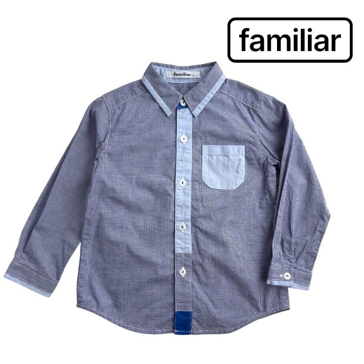 【美品】familiar現行完売品　Tシャツ　90 ファミリア シャツ 美品 美品】familiar現行完売品 Tシャツ 90 Tシャツ｜
