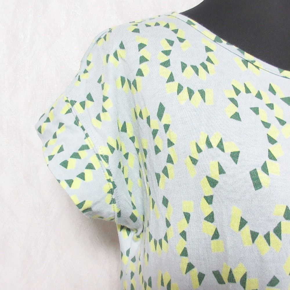 良品 Sally Scott サリースコット 総柄 ショートスリーブ 半袖 ひざ丈 