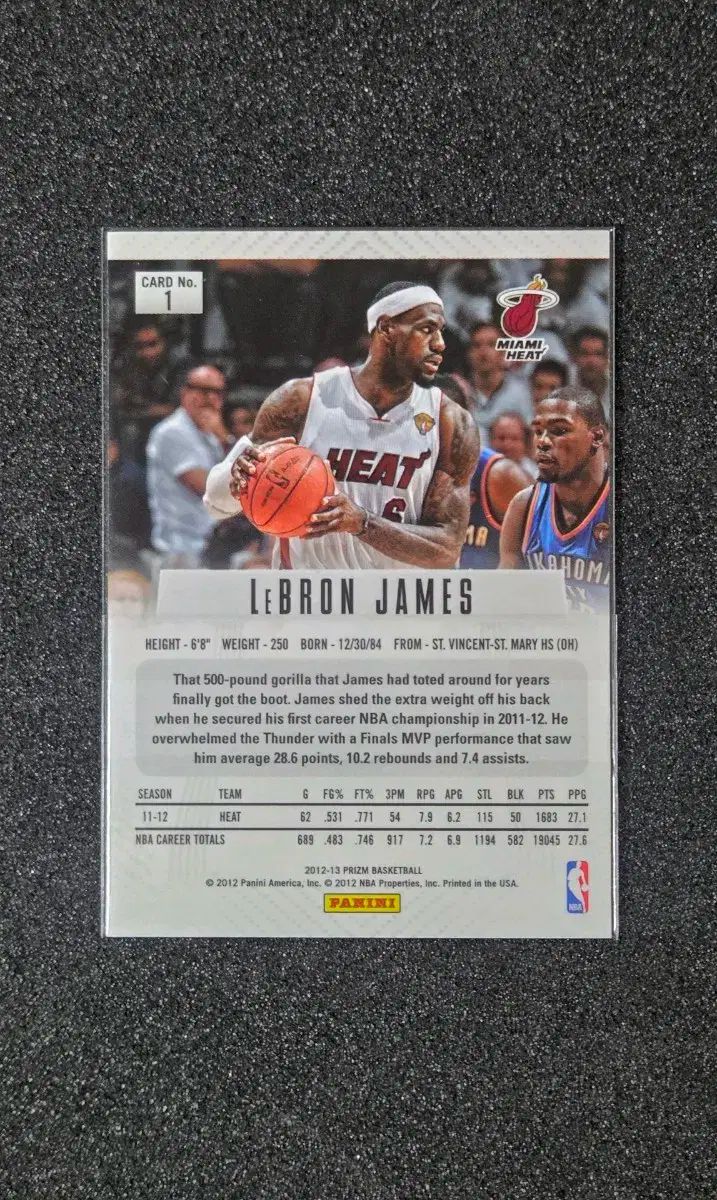 パニーニ ONE年 プリズム レブロン ジェームス WWW_OLIVIERBERNSTEIN_COM