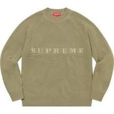 20FW Supreme Stone Washed Sweater L 美品 - メルカリ