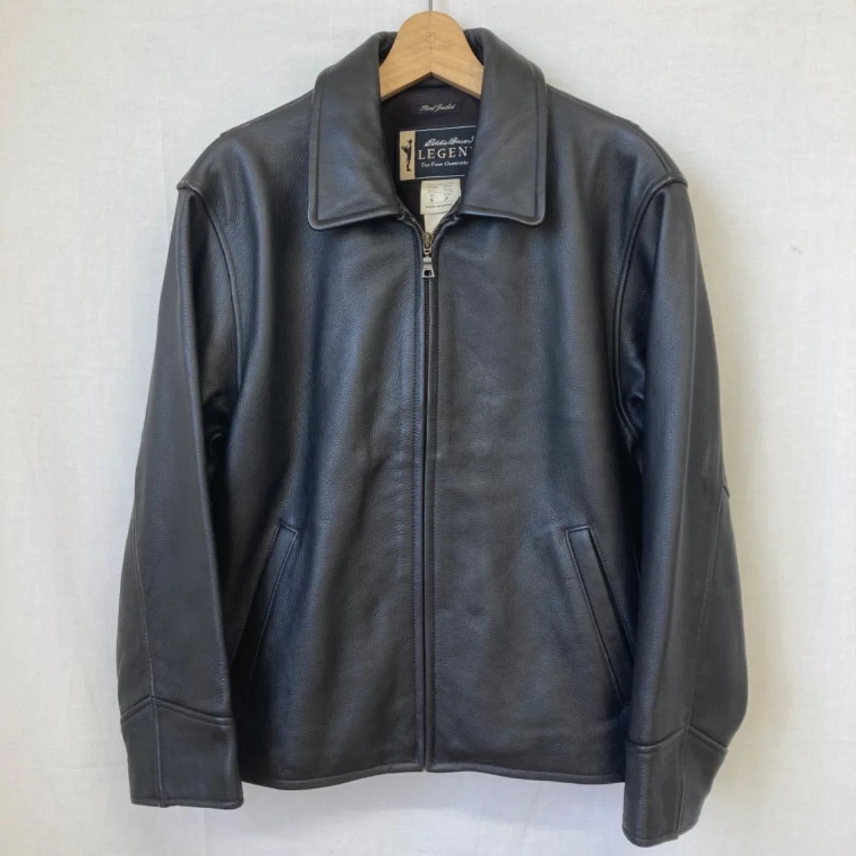 EddieBauer  STORM LEATHER ライダース sizeM 美品EddieBauer