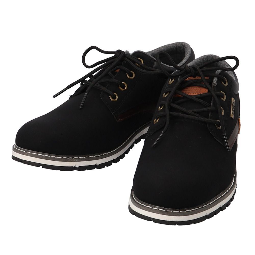 BLACK  27cm  EDWIN メンズ 防水・防滑 ローカットシューズ 7980 EDWIN メンズ スニーカー 7980 エドウィン 靴 くつ 軽量 軽い 防水 4cm×4時間 運動靴 ローカット 防滑 滑らない 雪 雨 クッションインソ