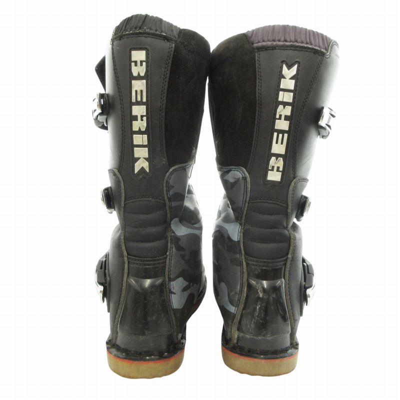 BERIK バイクブーツ 迷彩柄 ブラック BERIK バイクブーツ 迷彩柄 ブラック