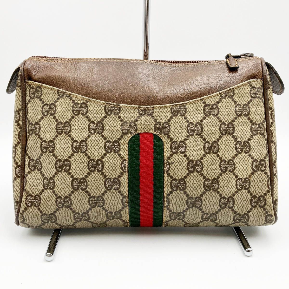 福袋セール】 GUCCI オールドグッチ クラッチバッグ セカンド シェリー