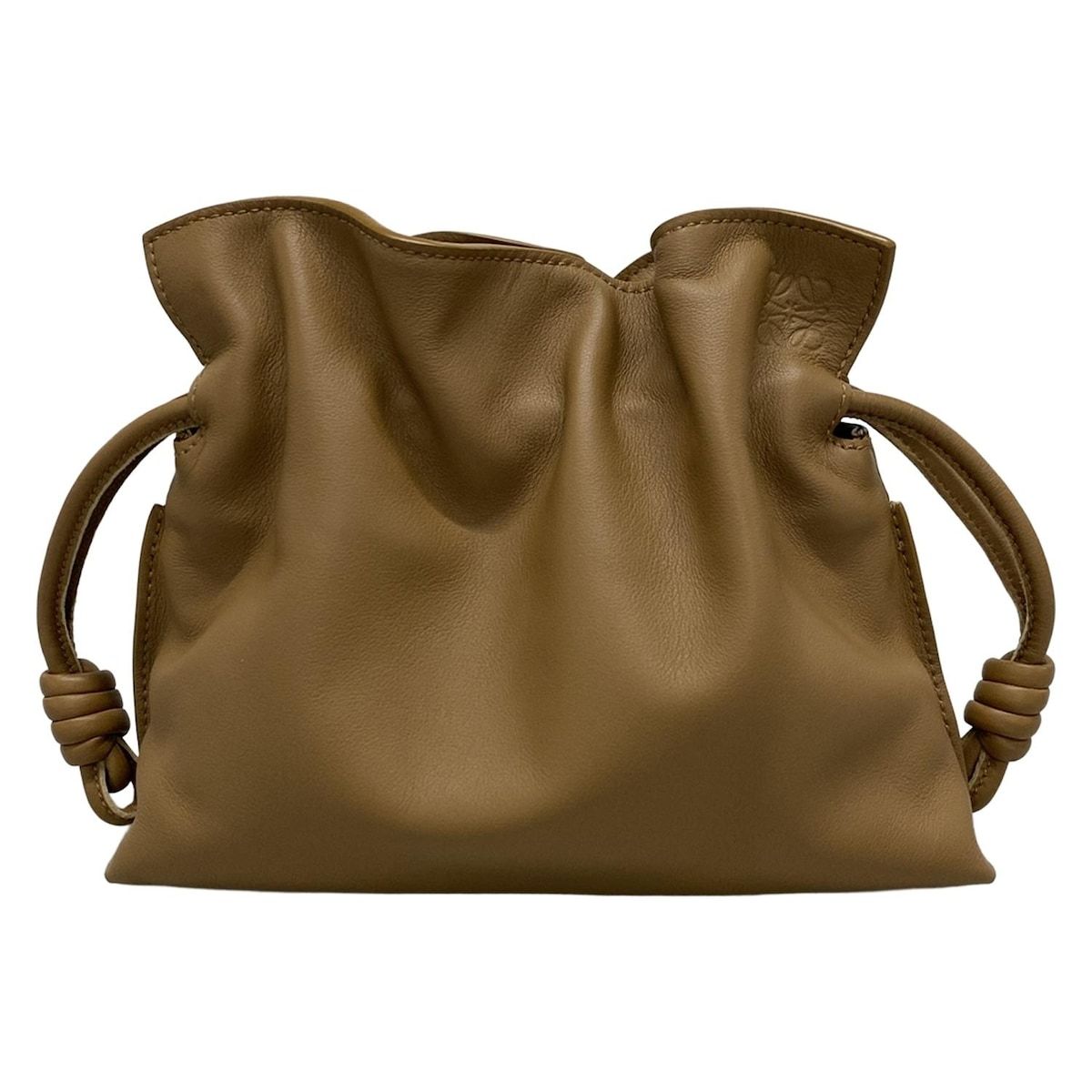 LOEWE ロエベ クラッチバッグ フラメンコクラッチ ミニ A411FC2X37 ライトブラウン