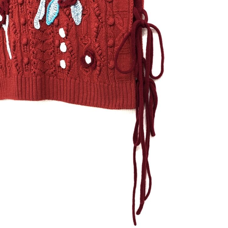 未使用品 Mame Kurogouchi マメクロゴウチ Floral Motif Hand