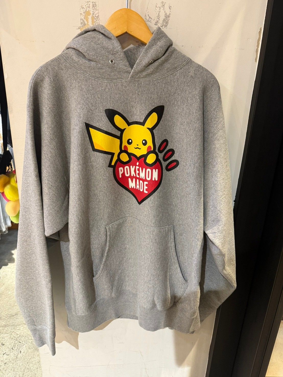 HUMAN MADEヒューマンメイド　ポケモン ピカチュウ パーカー グレー HUMAN MADE POKEMON MADE HEAVYWEIGHT HOODIE – HUMAN MADE Inc.