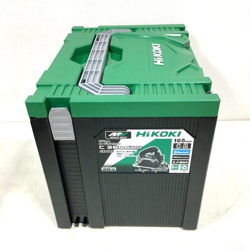 未使用 HiKOKI 165mm コードレス丸のこ C3606DB(2XPSBZ) ストロング 