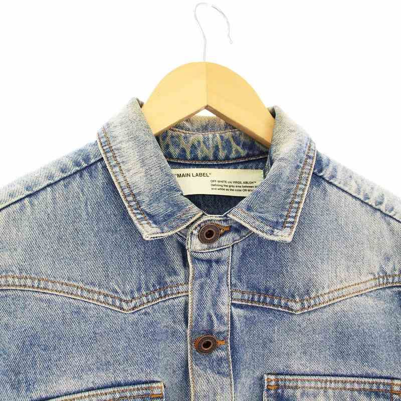 オフホワイト OFF WHITE 17SS ダイアゴナル スプレープリント デニム