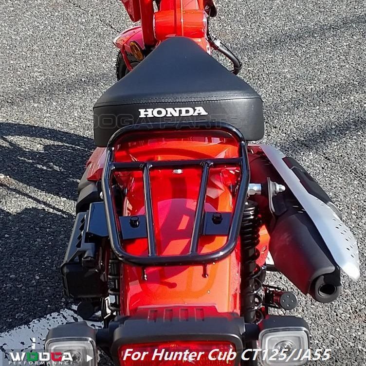 送料無用 ホンダ ハンターカブ CT125 JA55|JA65 リアキャリア 延長ラック カスタムパーツ