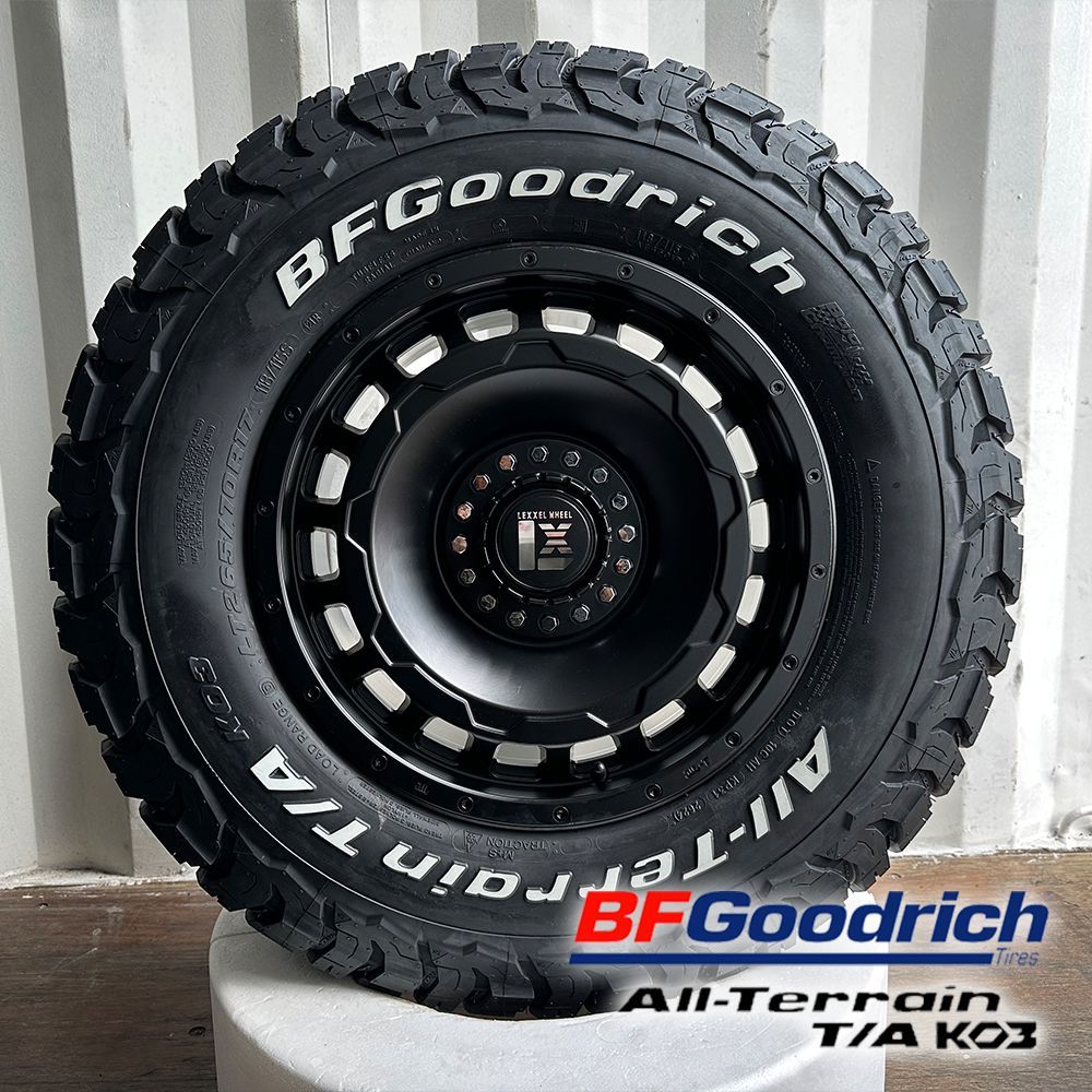 デリカD5 RAV4 CX8 CX5 ハリアー エクストレイル 17インチ BF Goodrich ALLTERRAIN KO3 225/65R17  225/65R17 225/70R17 タイヤホイールセット SwaGGer 1台分 - メルカリ