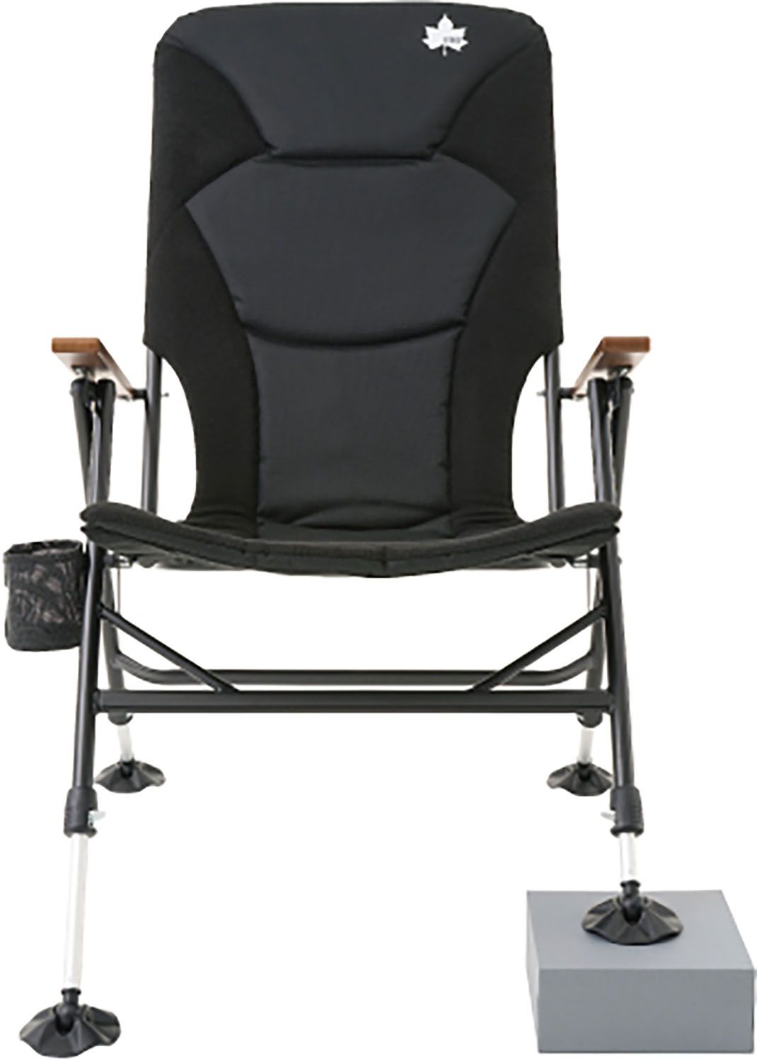 ロゴス LOGOS アウトドア アジャスタスリークチェア ブラック チェア