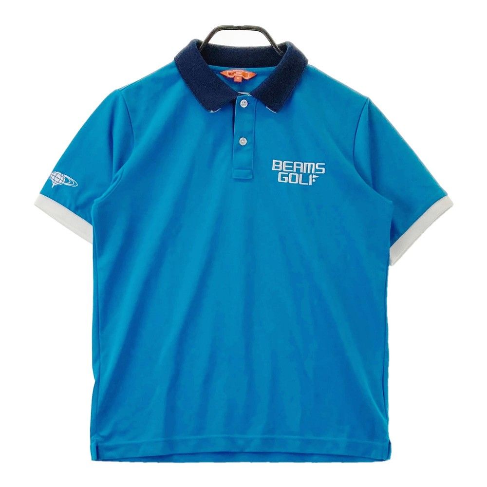 ビームスゴルフ／新品　メンズ／ゴルフ／半袖／ポロ ビームスゴルフ 日本製 ゴルフ 半袖 ポロシャツ S ネイビー BEAMS GOLF