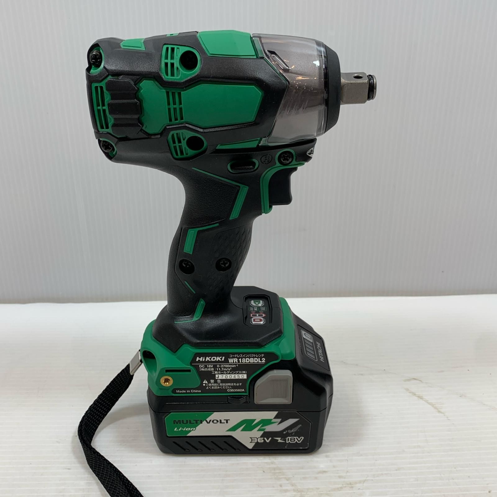 κκHiKOKI ハイコーキ 締め付け工具 インパクトレンチ コードレス式 36v 2.5Ah J700450 WR18DBDL2 グリーン WWW_OLIVIERBERNSTEIN_COM