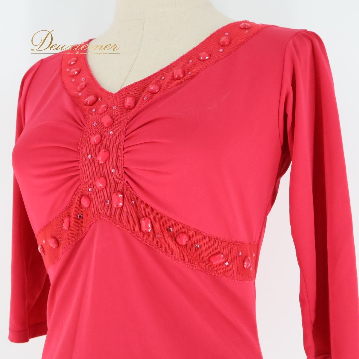 社交ダンス 衣装 トップス チャコット ピンク系 M カットソー レッスン