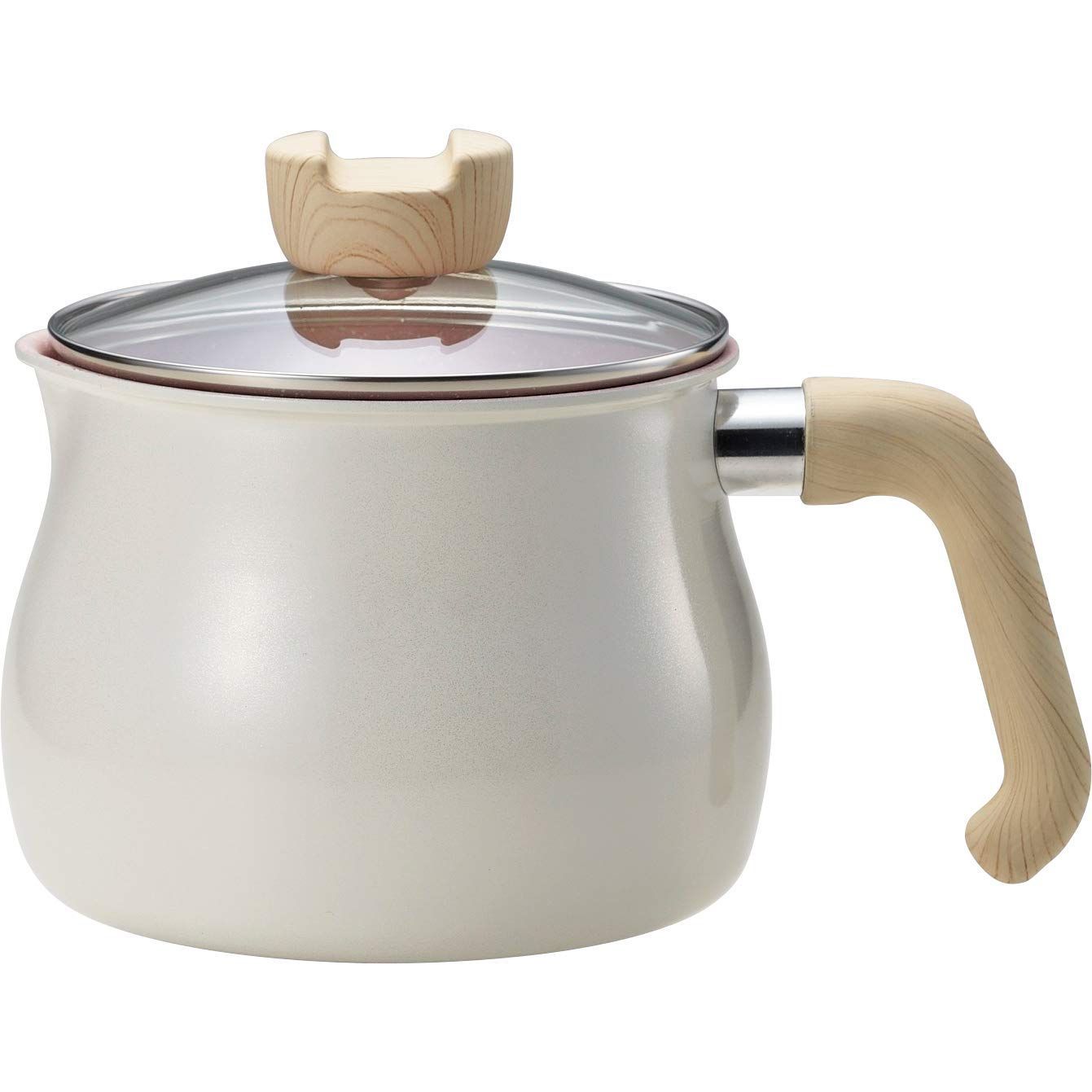 和平フレイズ マルチポット Mサイズ 14cm 2.2L 3人分まで ホワイト 7つの使い方 煮る 茹でる 沸かす 炊く 炒める 揚げる 和える IH対応 ふっ素樹脂加工 トゥーメイ チャーム To May charm