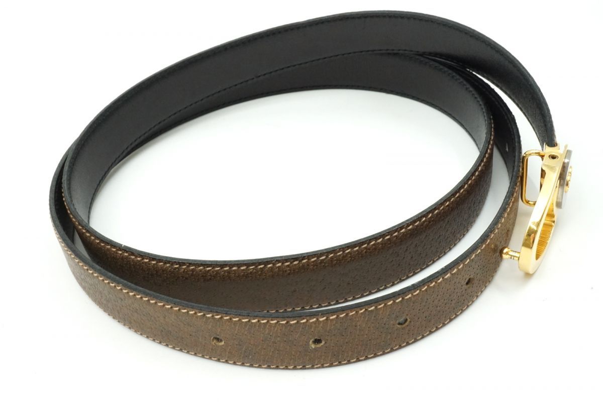 オールド グッチ ヴィンテージ バックル ベルト 036 116 0584 インター