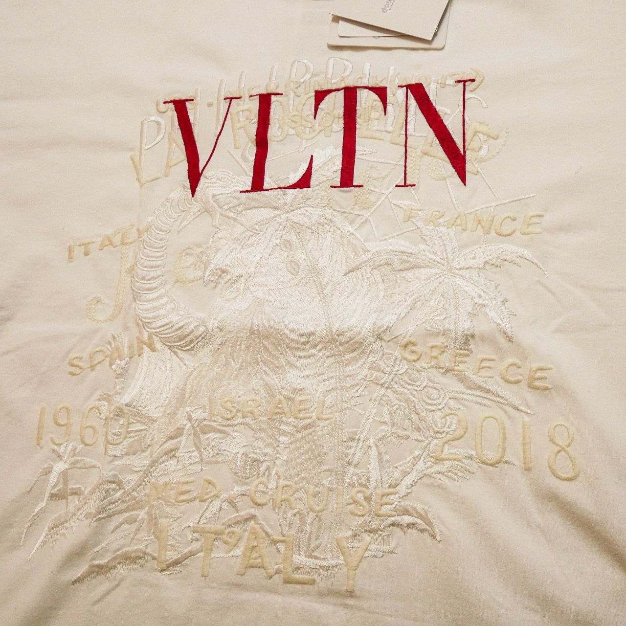 DOUBLET x valentino コラボ 刺繍 Tシャツ サイズL ダブレット 