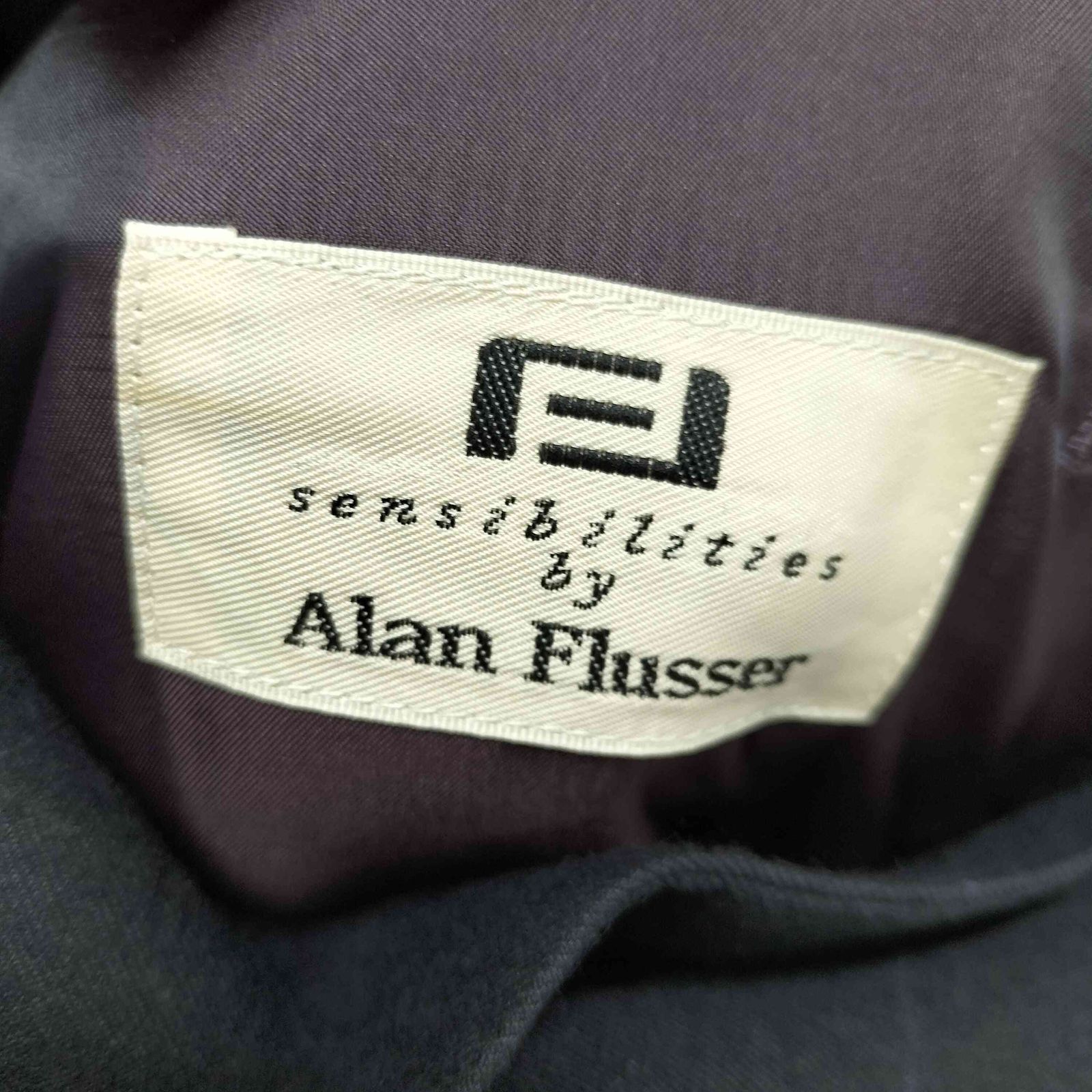 アランフラッサー alan flusser チェック柄 ウールジャケット＆2タック