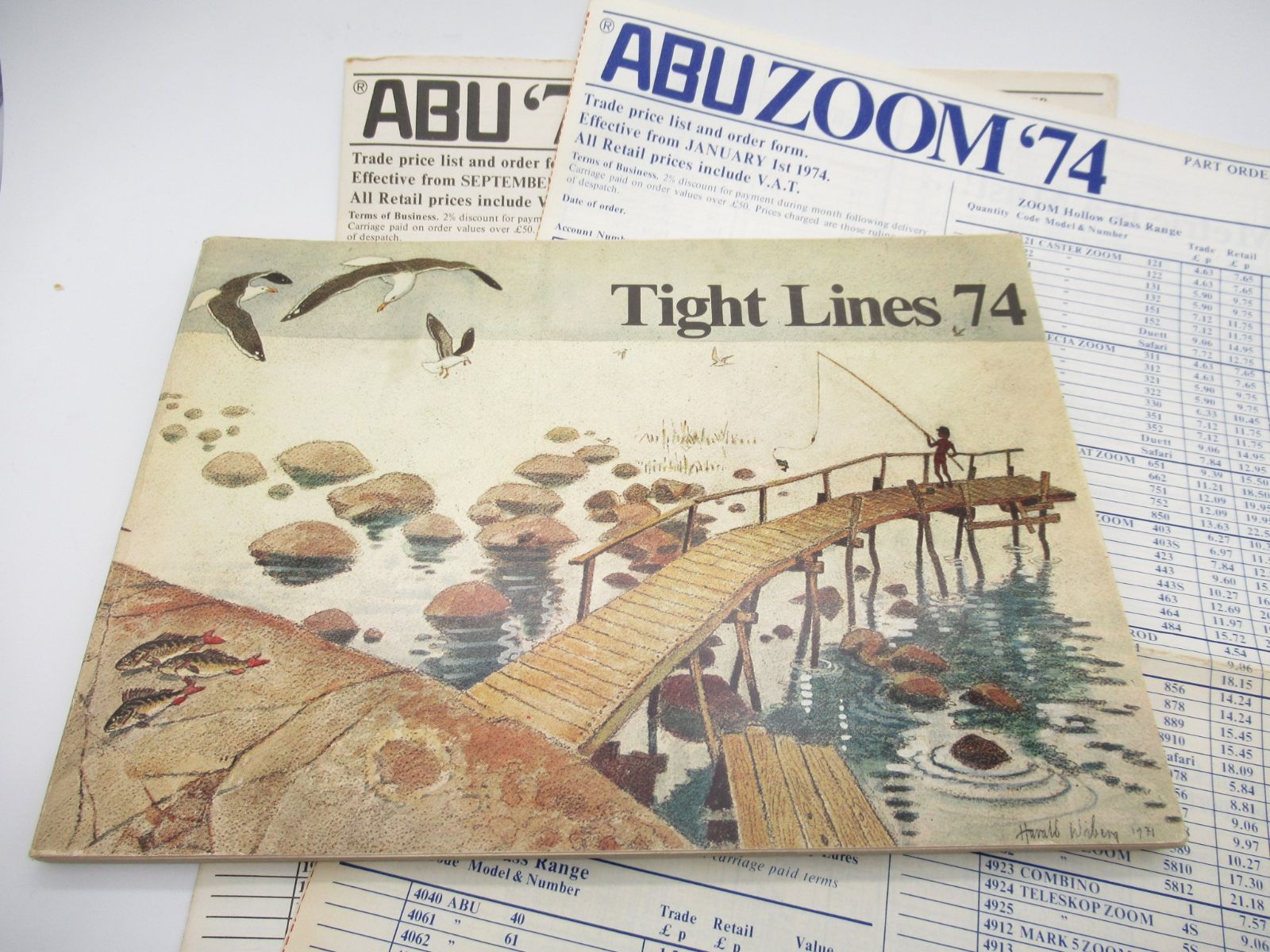 アブ・タイトライン ABU TIGHT LINES 1974年 - メルカリ