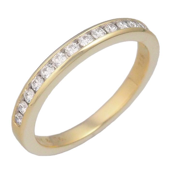 ティファニー TIFFANY&Co. チャネルセッティング ダイヤモンド ハーフ