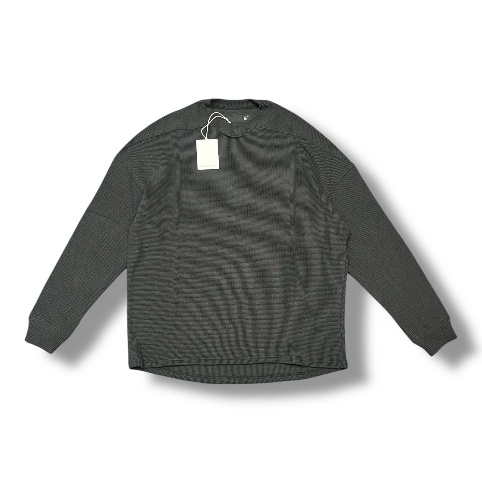参考上代24200円 A.F ARTEFACT Rib Knit Over Size Top リブニット 