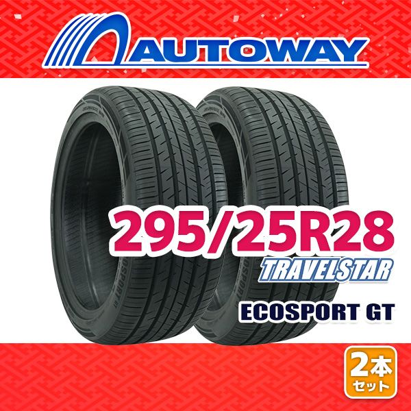 AUTOWAY 295|25R28 サマータイヤ TRAVELSTAR ECOSPORT GT 28インチ 2本セット 夏タイヤ オートウェイ