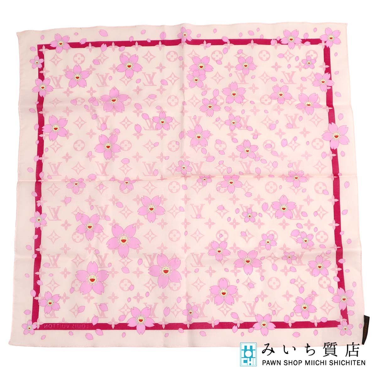 ルイヴィトン　桜ハンカチ2枚 ルイヴィトン 桜ハンカチ2枚 - メルカリ