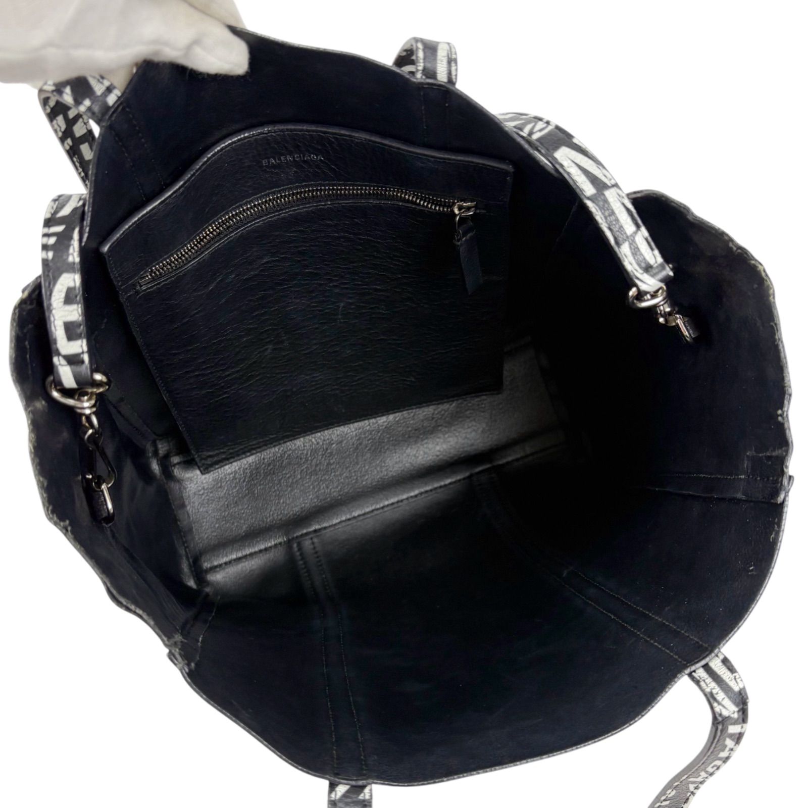 バレンシアガ BALENCIAGA エブリデイトート 2WAY ウェーブロゴ 