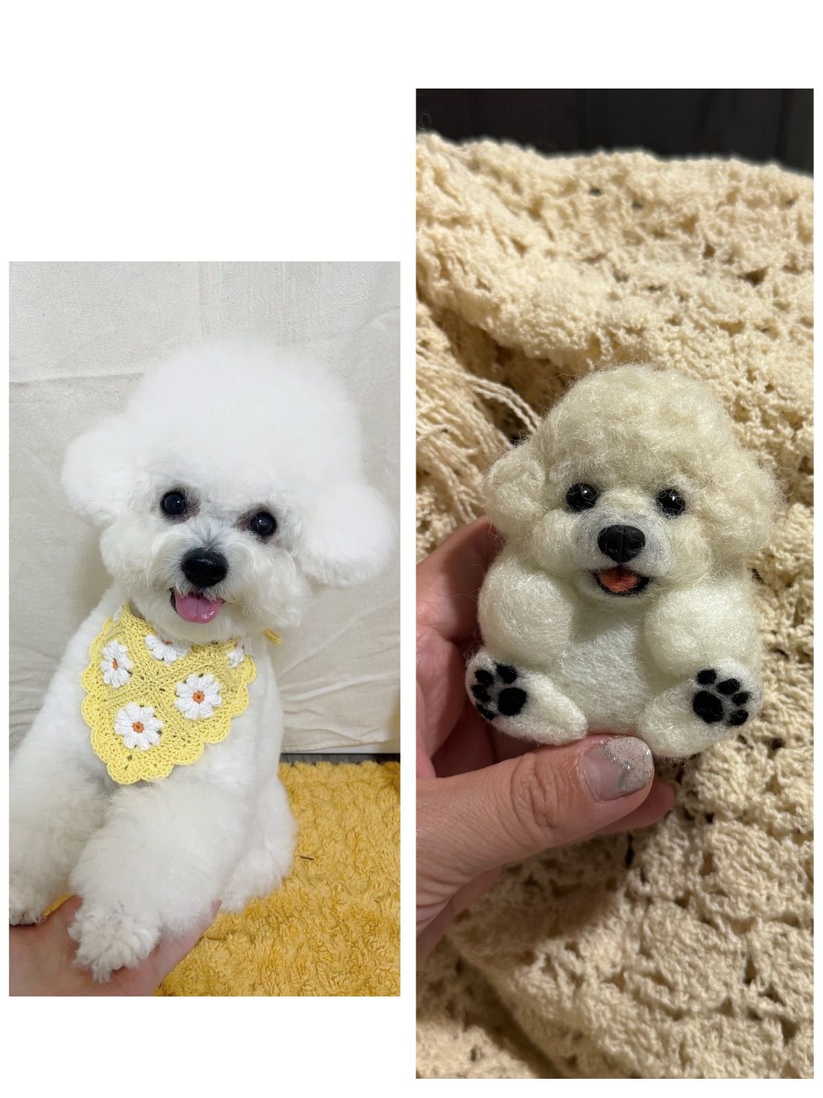 まんまるあにまるず ミニ うちの子オーダー 羊毛フェルト マスコット