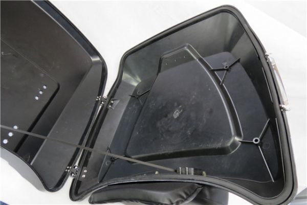  デタッチャブル ラック - ツアーパックセット 1997-2008 薄型 チョップツアーパック＆バックレストあり黒 アクセサリー アクセサリー