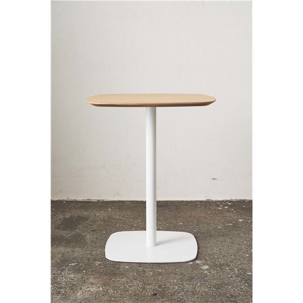 サイドテーブル ミニテーブル 約幅60cm ホワイト スチール カフェ