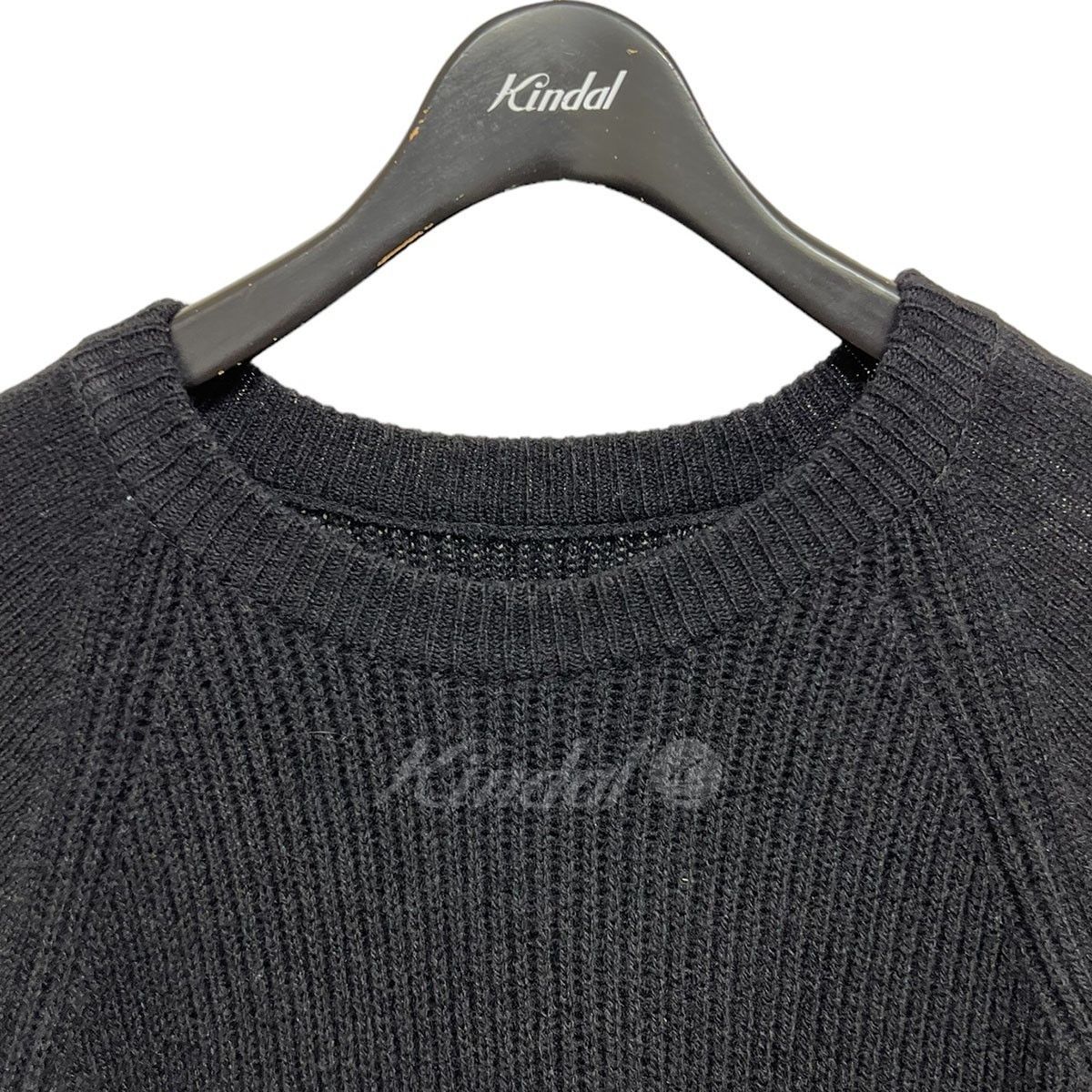 700FILL Embroidered Small Payment Logo Crewneck Sweater ロゴ刺繍