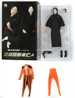 ☆彡新品　リアルアクションヒーローズ ダン隊員(壇蜜) 地球防衛未亡人 メディコムトイ RAH 地球防衛未亡人 ダン隊員 レビュー