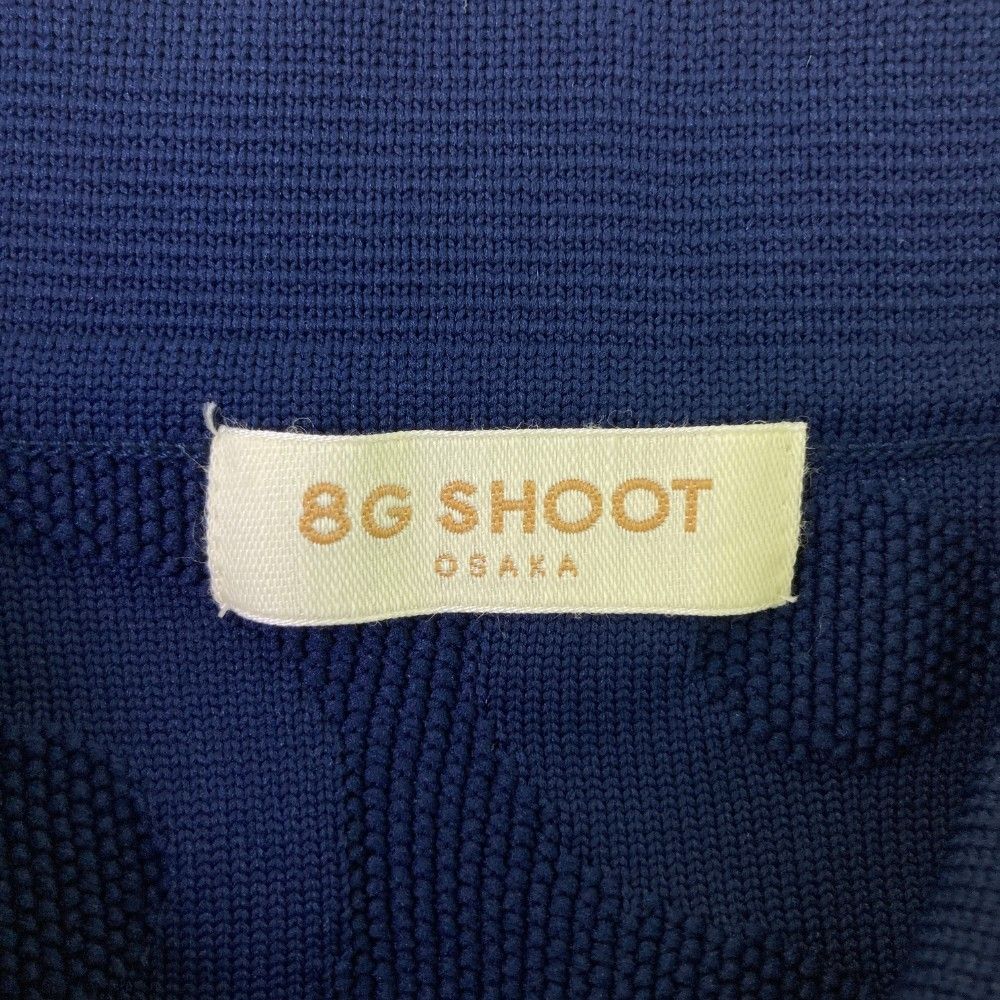 サイズ：L 8G SHOOT エイジシュート 半袖ポロシャツ ネイビー系