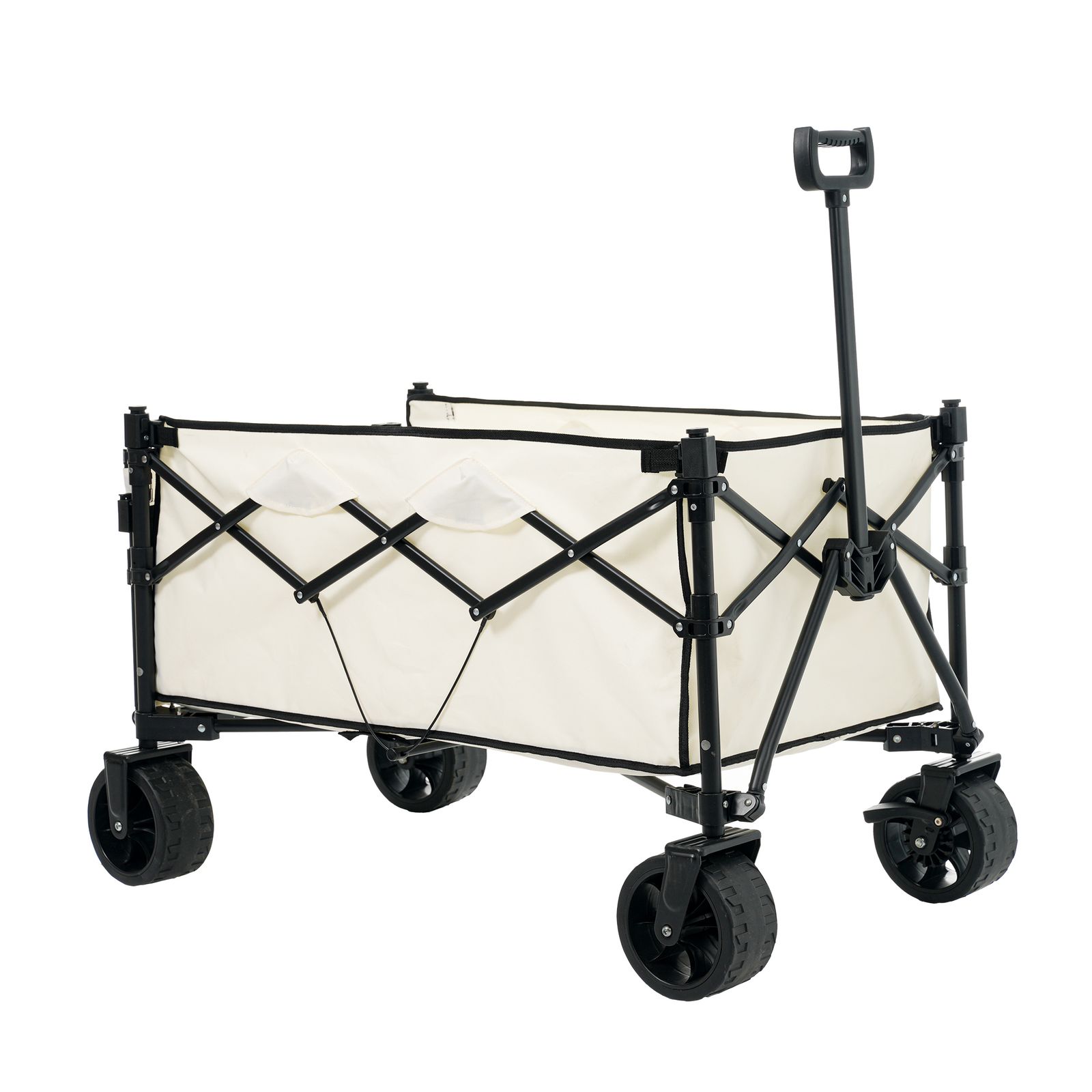 数量限定セール」全新品 【ホワイト】キャリーワゴン アウトドアワゴン 