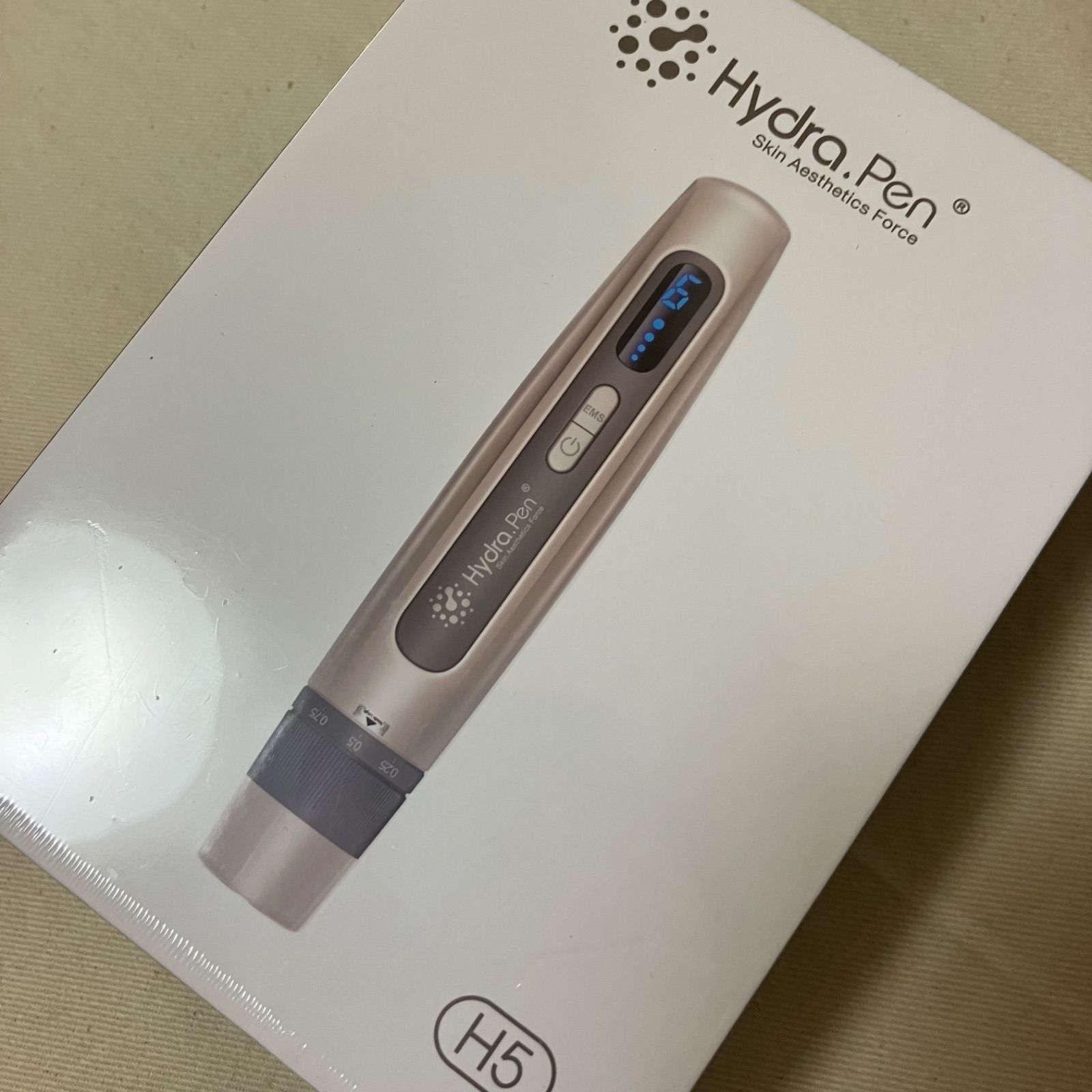 ayuuuEMS付きマイクロニードルペン【ハイドラペンH5】とチップ30個 ハイドラペンH5マイクロニードリングデバイス 4つのEMSレベル 6