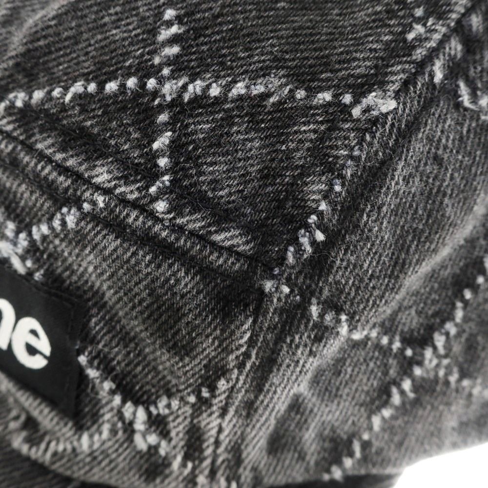 【中古】シュプリーム Supreme 2023年秋冬 Punched Denim Camp Cap デニム キャンプキャップ ブラック【メンズ】 中古】シュプリーム Supreme 2023年秋冬 Punched Denim Camp Cap