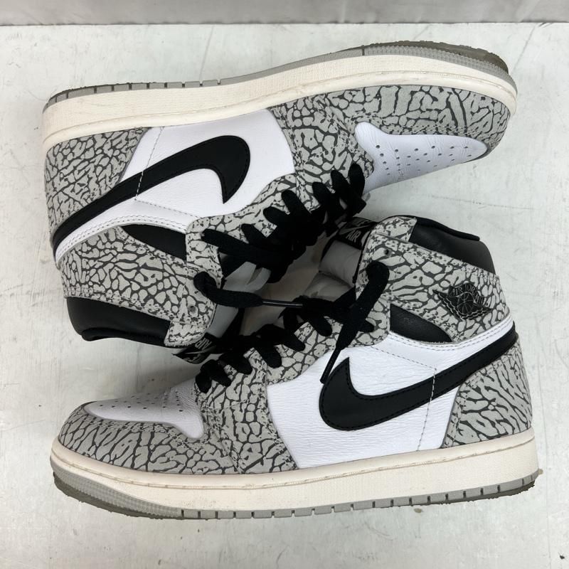 NIKE ナイキ スニーカー AIR JORDAN 1 HIGH OG WHITE CEMENT