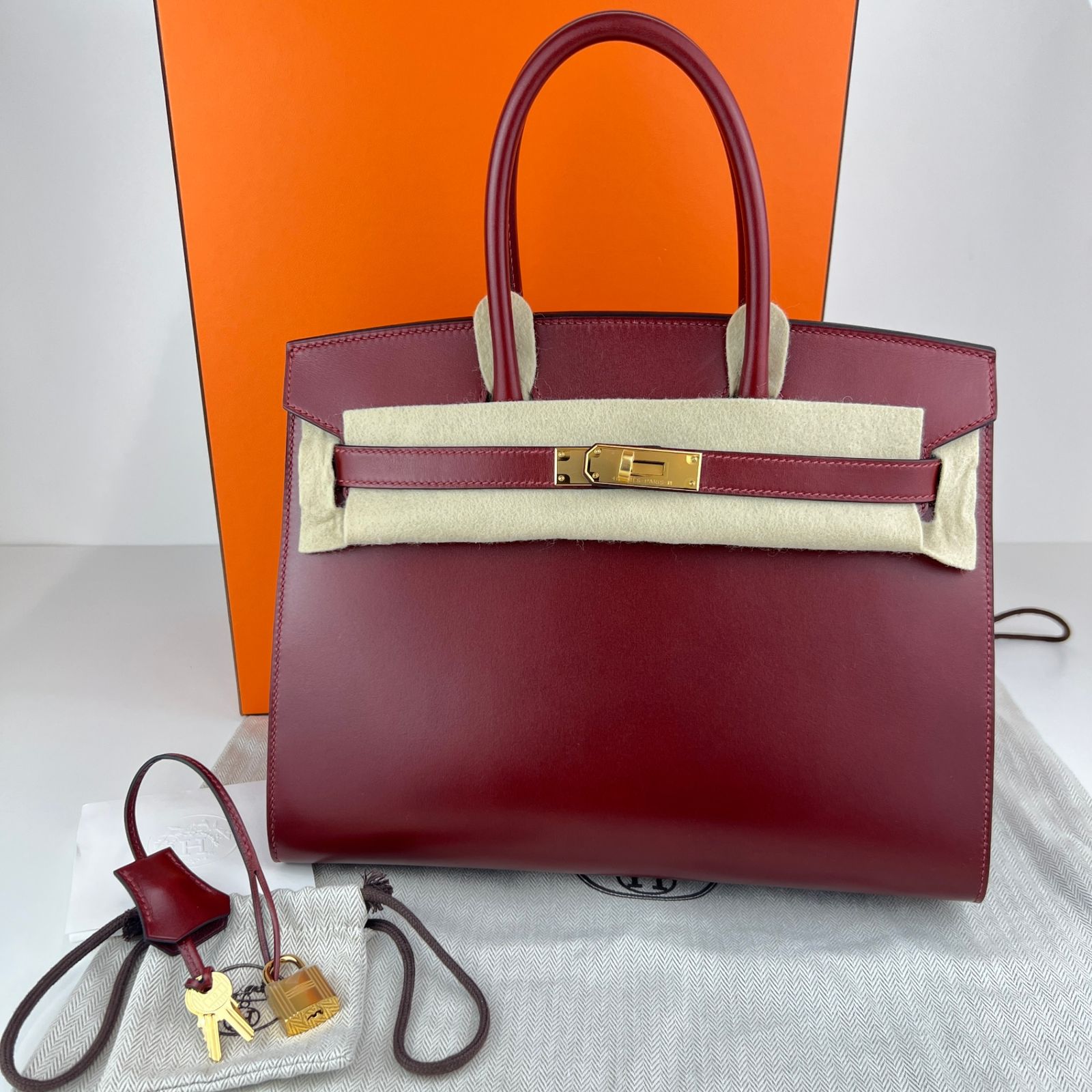 HERMES 空箱　バーキン30 エルメス バーキン 30ヴォー・クリスぺ・トゴ ｜ GLINT ｜ 高級