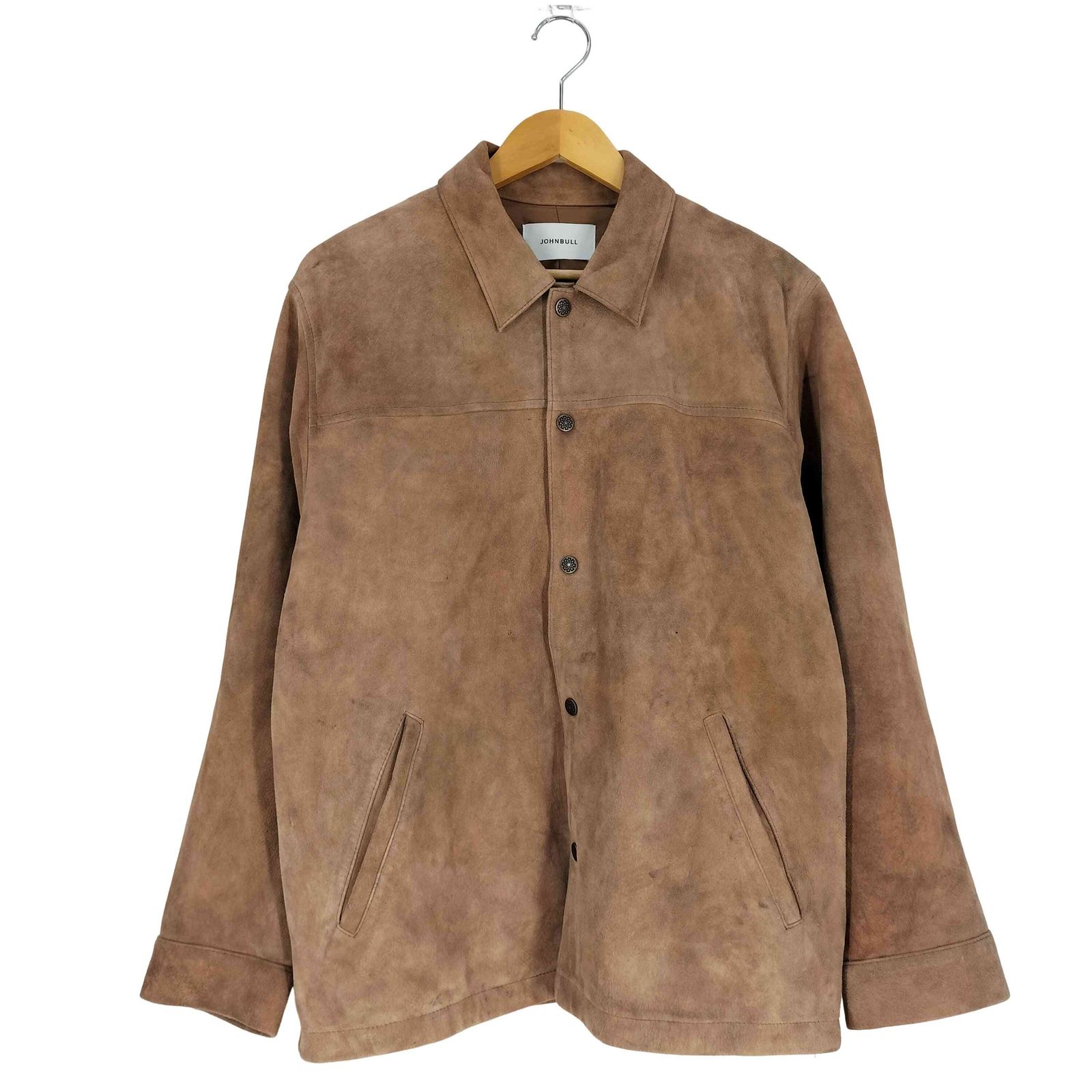 大特価‼️ Johnbull 24AW カウレザー コーチジャケット スエード ジョンブル Johnbull LEATHER COACH JACKET レザーコーチジャケット