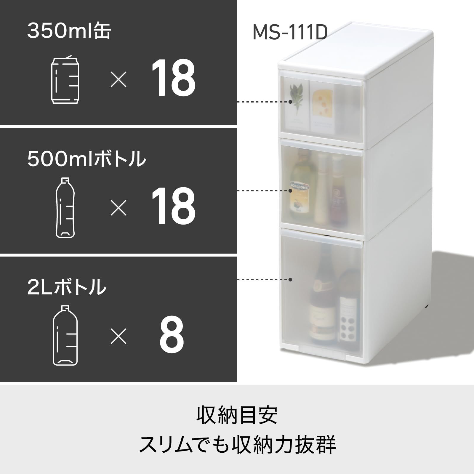 文房具・事務用品 すき間 引出し キッチン収納 ワイド 3段 約幅25.5x奥46.5