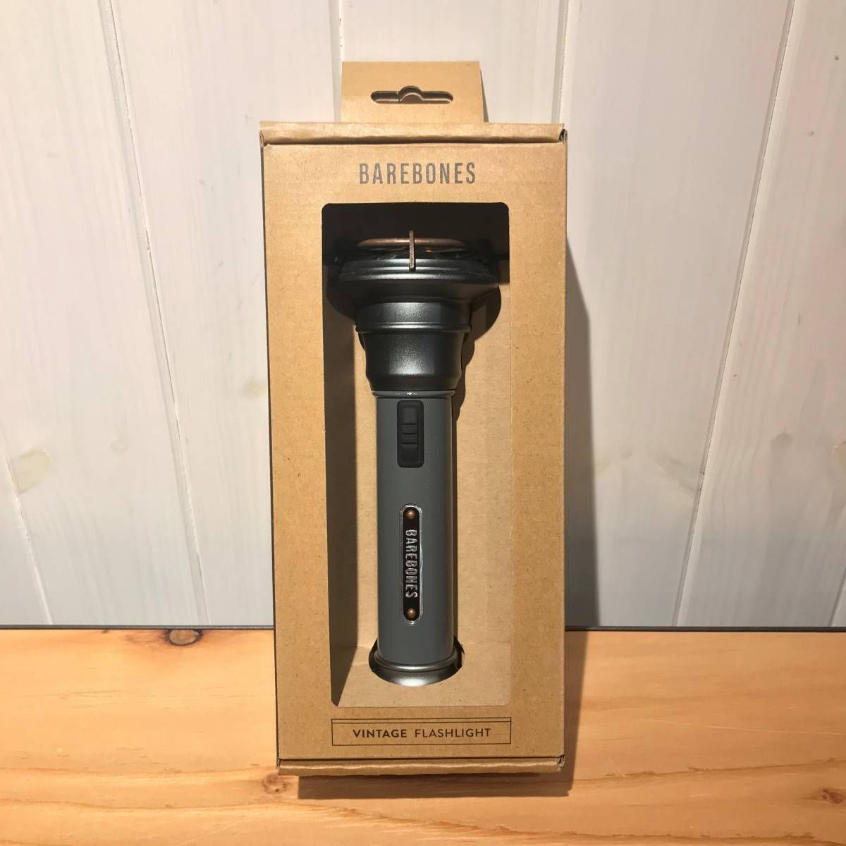 【新品】【在庫処分】ベアボーンズ LIV-257 Vintage Flashlight ビンテージフラッシュライト LED グレー