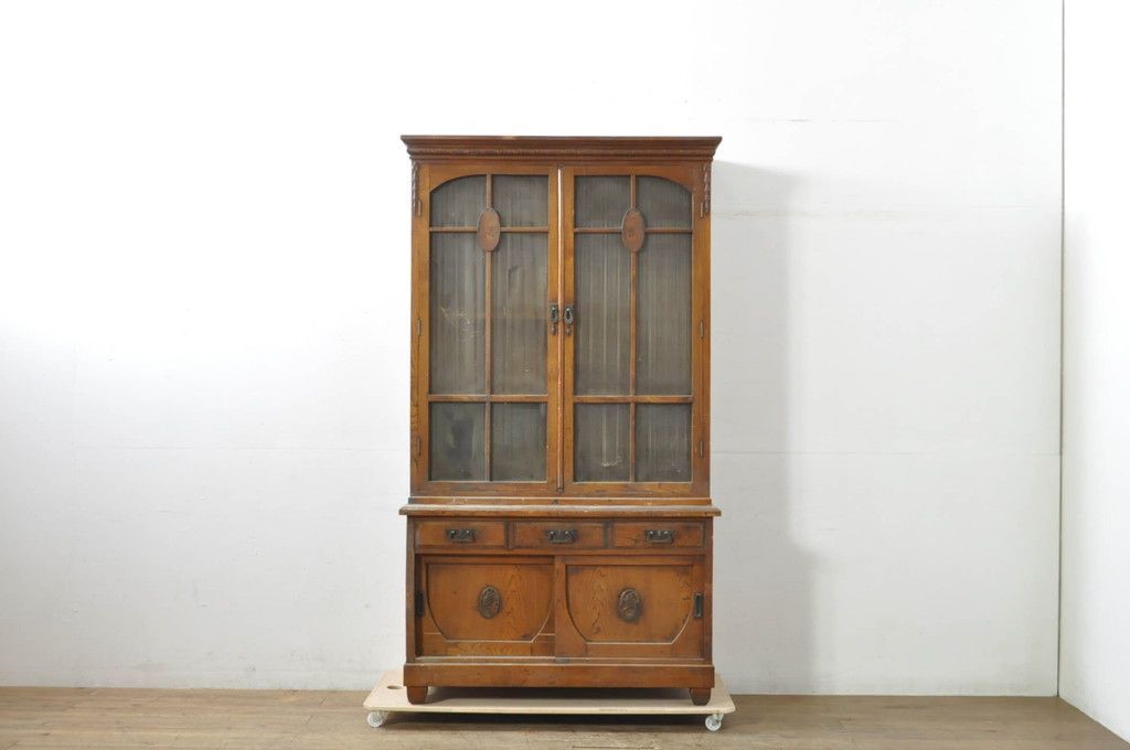 イタリア製 飾り棚 良品】イタリア製 象嵌 ウォールキャビネット