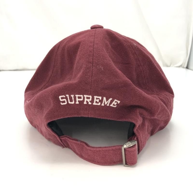 【中古】Supreme Leather Applique キャップ 赤 シュプリーム[91][240091391599] 中古】Supreme Leather Applique キャップ 赤 シュプリーム[91