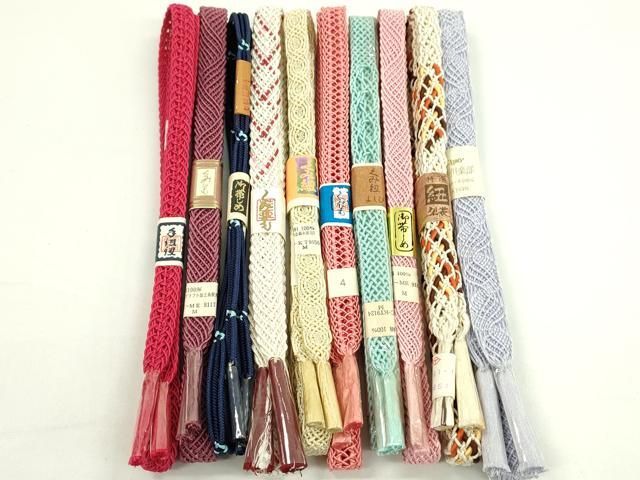 平和屋本店 夏物 和装小物 帯締め10本セット CXAA0388s5
