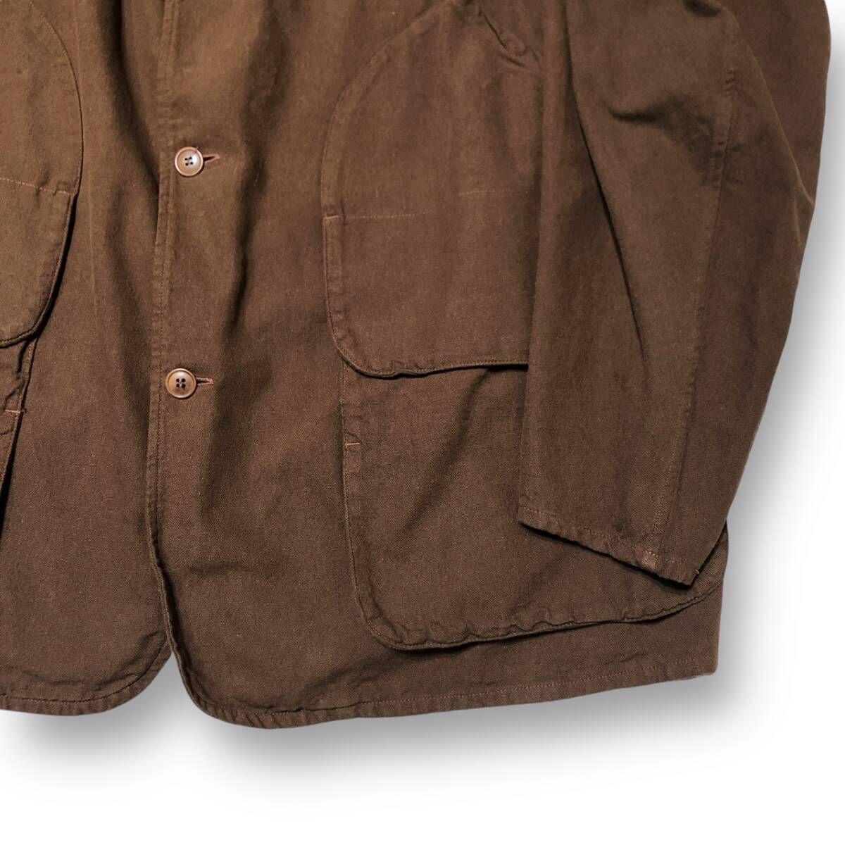 24ss comoli cotton duck hunting jacket