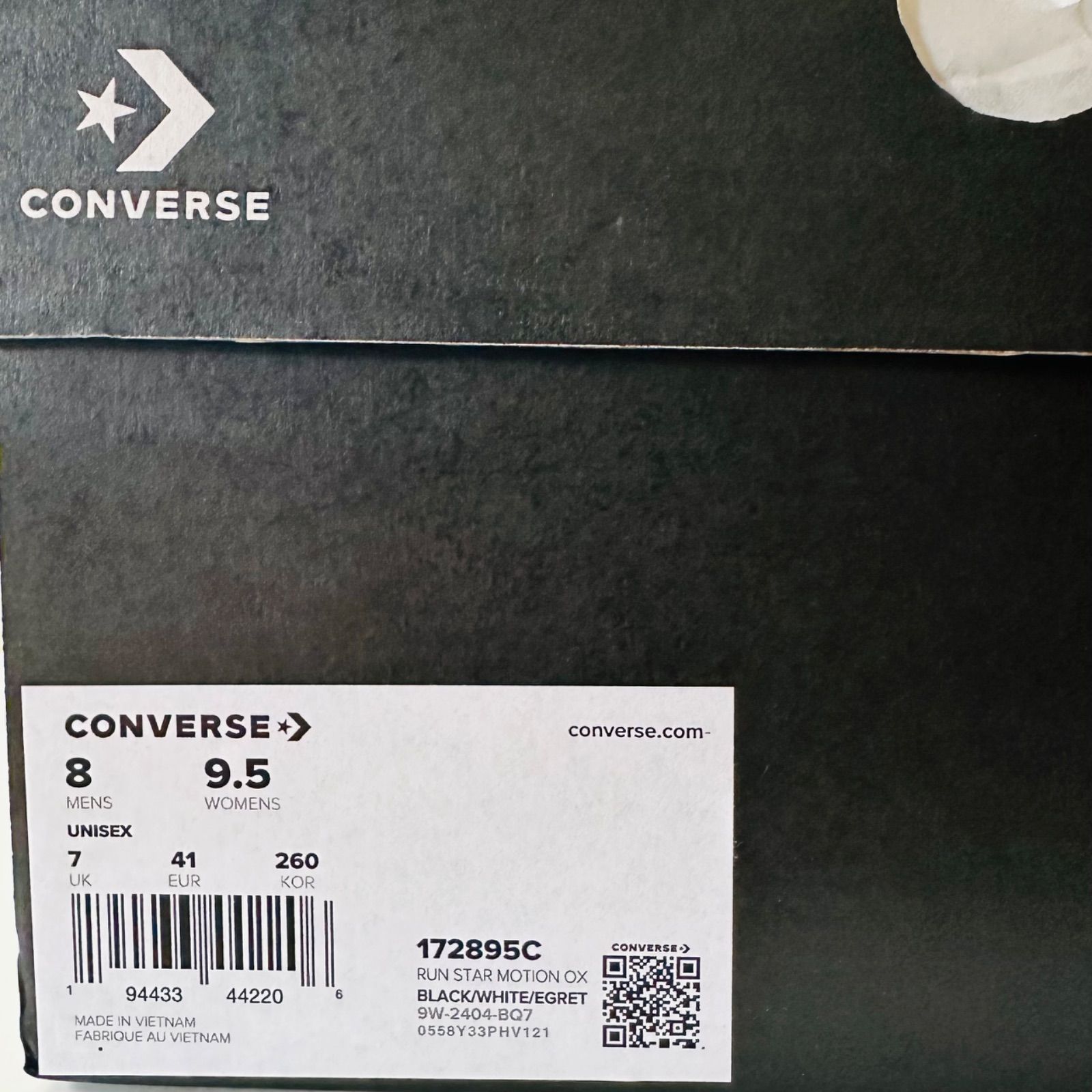 CONVERSE コンバース RUN STAR MOTION LOW CUT 172895C ランスター 