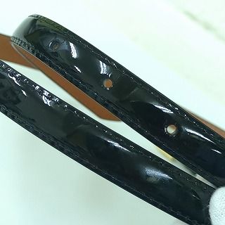使用感少なめ★メゾンボワネ　ベルト フランス製 MAISON BOINET /黒 MAISON BOINET ベルト 「MAISON BOINET/メゾンボワネ」20MM BELT